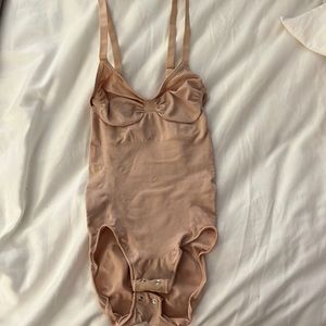 SKIMS sculpting bodysuit brief with snaps